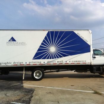custom vehicle wrap on truck for mr. rooter plumbing
