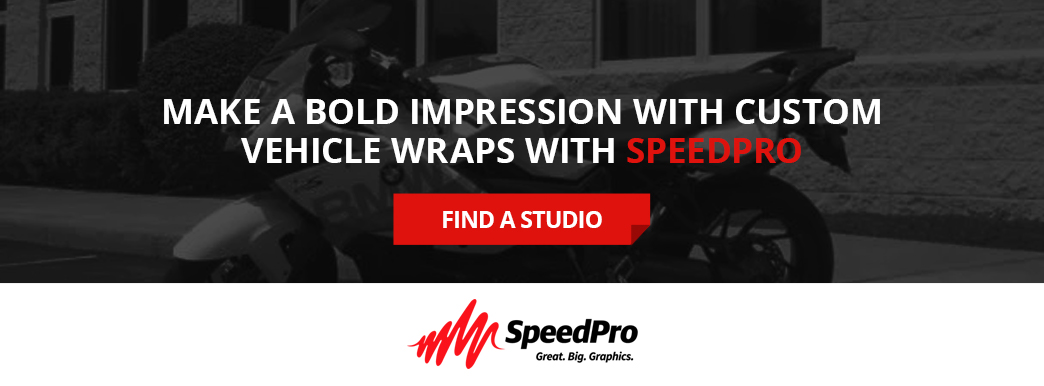 Find a SpeedPro to create a bold vehicle wrap.
