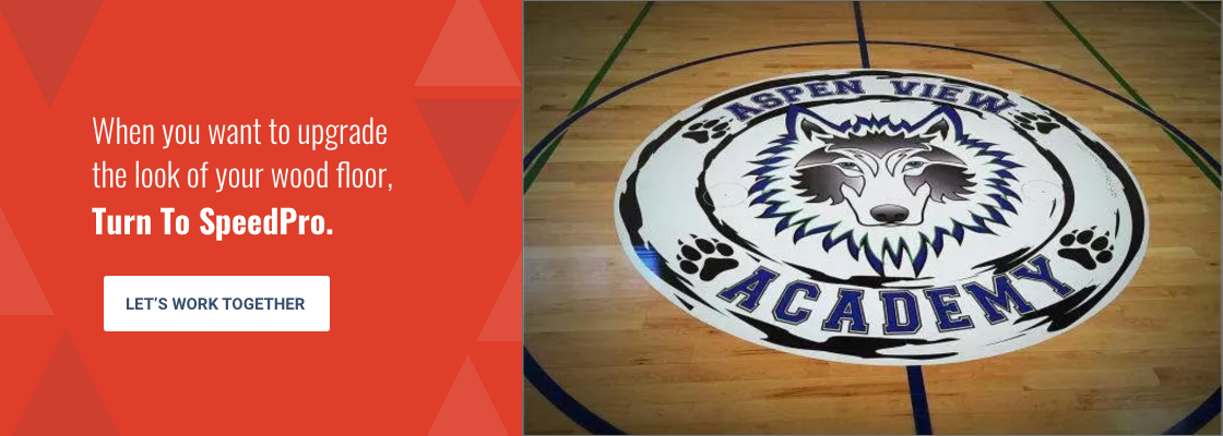 Turn to SpeedPro to upgrade your floors with graphics.
